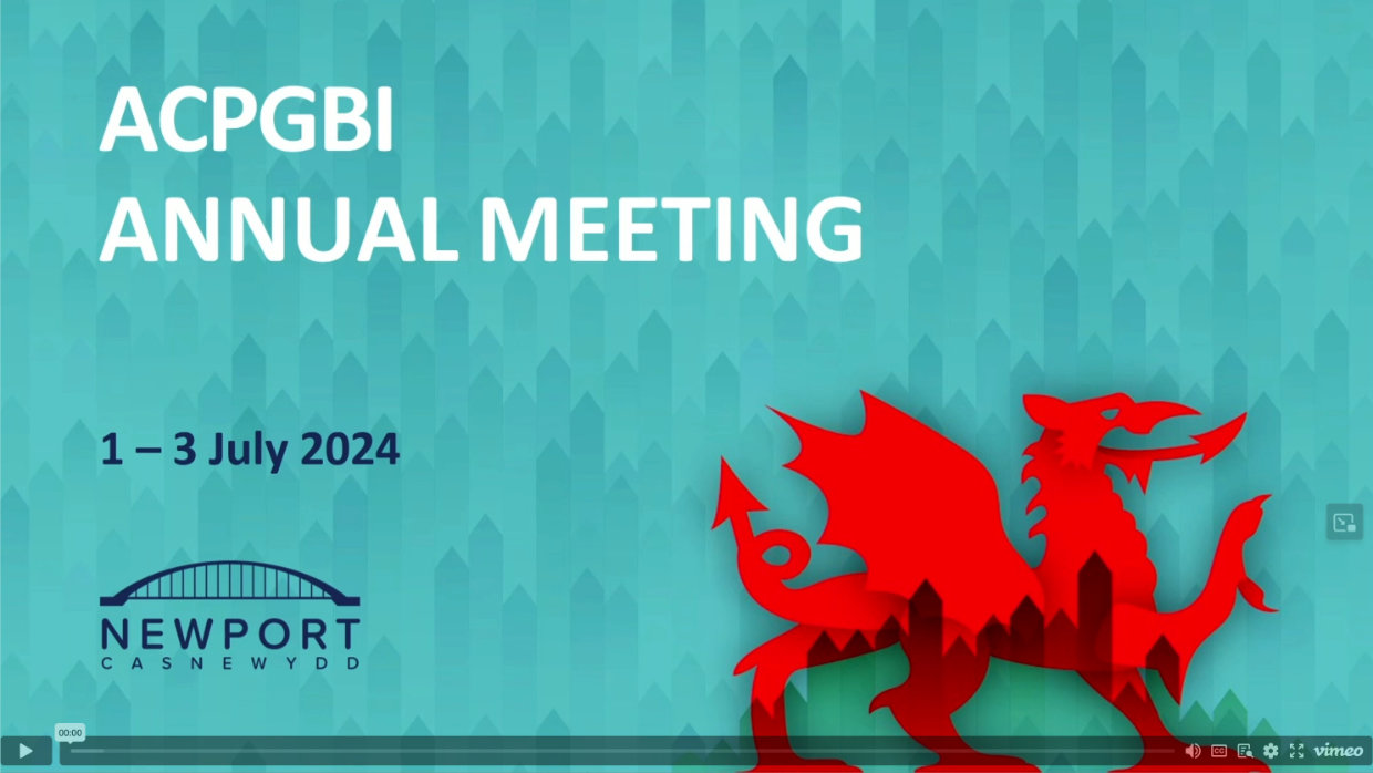 The title slide of the keynote showing a red dragon on a teal background.